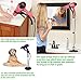 CHRUNONE Hair Dryer Stand, 360 Degree Rotating Lazy Hair Dryer Stand Hand Free With Heavy Base, Hands-Free Blow Dryer Holder Countertop, Adjustable Height Hair Dryer Holderthumb 3