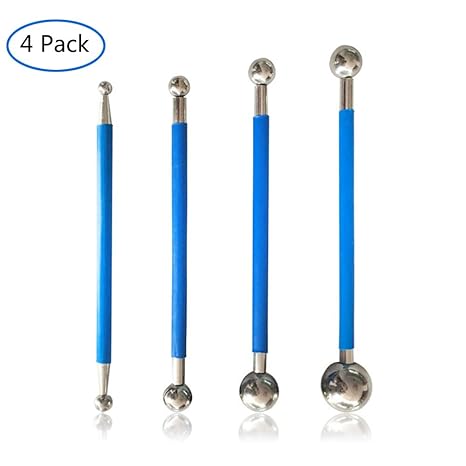 Concrete Countertop Caulking Tool Kit 4 Pack 8 Size Metal Ball