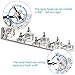 PRESDE Crystal Bathroom Vanity Light Fixtures 5 Light Bathroom Light Fixtures Over Mirror Modern LED Chrome Bath Lighting