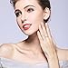 BAMOER 925 Sterling Silver Cut CZ Droplets Stackable Ring for Women Teen Girls Wedding Jewelry (9)