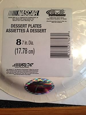 NASCAR Dessert Plate 8 ct
