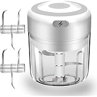 Electric Mini Garlic Chopper, Food Slicer And Chopper, Portable Garlic Blender Mini Chopper Food Processor For Pepper…