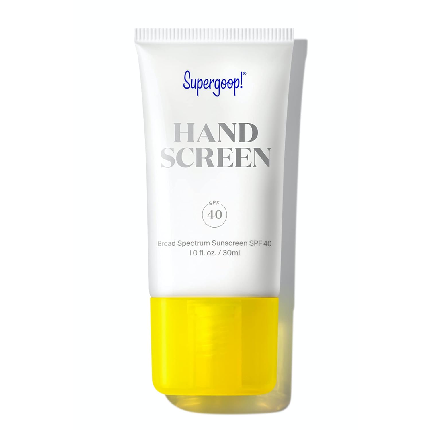 Supergoop! Handscreen SPF 40, 1 fl oz - Preventative, SPF Hand Cream For Dry Cracked Hands - Fast-Absorbing, Clean ingredients, Non-Greasy Formula - With Sea Buckthorn, Antioxidants & Natural Oils: Beauty