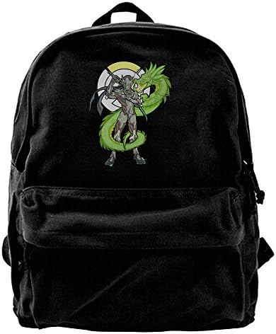 Overwatch Genji Canvas Laptop Bag/Shoulder Bag/School Backpack