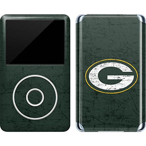 NFL Green Bay Packers iPod Classic (6th Gen) 80 & 160GB Skin - Green Bay Packers Distressed Vinyl Decal Skin For Your iPod Classic (6th Gen) 80 & 160GB - Thumbnail 4