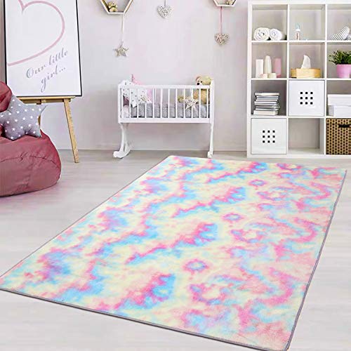 Maxsoft-Furry-Kids-Rainbow-Rugs-Colorful-Area-Rug-for-Girls-Bedroom-Nursery-Play-Room-Fuzzy-Carpet-for-Living-Room-Home-Decor-39x59-Feet