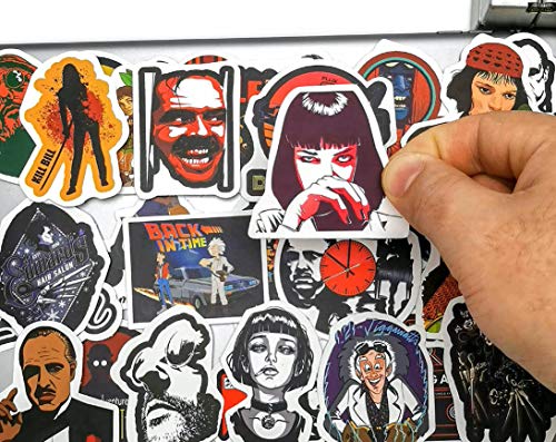 50pcs Classic Movie Fight Club Godfather Mix Graffiti Stickers for Mobile Phone Laptop Luggage Pad Case Skateboard Decal Sticker - Image 4