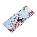 Ever Fairy 4 Pack Women's Elastic Flower Printed Turban Headwrap Knotted Soft Twisted Headband
