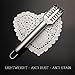 Comfecto Fish Scaler Remover, Stainless Steel Sawtooth Fish Skinner Descaler Tool Cleaner, Ergonomic Handle Scale Scraper Peeler, Easily Brush Scales Cleaning for Chef and Home Cooks