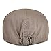 VOBOOM Ivy caps Herringbone Cotton Flat caps Light Newsboy caps Cabbie Hat (Gray)