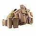 LIVIQILY Tactical Glock Leg Holster Left Hand Paddle Thigh Belt Drop Pistol Gun Holster w/Magazine Torch Pouch for Glock 17 19 22 23 31