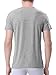 David Archy Men's 3 Pack Bamboo Rayon Undershirts Crew Neck Slim Fit Tees Short Sleeve T-Shirts(S,HeatherGray)
