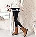 SDBING Women Winter Super Warm velvet Stretchy Leggings Pants Black Free Size