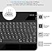 LENRICH Keyboard case for iPad 9th Generation 10.2 inch 2021/ 8th Gen 2020/7th 2019/iPad air 3rd/iPad pro 10.5 2017, Multi Touchpad 360 Swivel Light Thin Cover Backlight