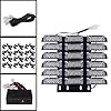 3-Flashing-Modes-Amber-White-54-LED-Warning-Hazard-Construction-Strobe-Light-Control-Module-Mounting-Bracket-Bar-Pickup-Truck-SUV-Boat-Set-of-6 3-Flashing-Modes-Amber-White-54-LED-Warning-Hazard-Construction-Strobe-Light-Control-Module-Mounting-Bracket-Bar-Pickup-Truck-SUV-Boat-Set-of-6