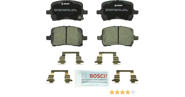Amazon Com Bosch Bc1028 Quietcast Premium Ceramic Disc Brake Pad