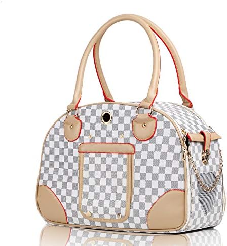 BELLAMORE GIFT Pet Carrier Puppy Chihuahua Cat Dog Yorkie Vet Bunny Tote Travel Bag Purse (M)