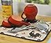 Envision Home Farmhouse Rooster Microfiber Dish Drying Mat, 16-Inch by 18-Inch