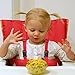 YISSVIC Portable Baby Feeding Chair Belt Toddler Safety Seat with Straps Child Chair Soft Belt Outdoor Portable Travel High Chair (Red)