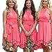 Aokaixin Plus Size Short Country Bridesmaid Dresses Western Wedding Guest Wears