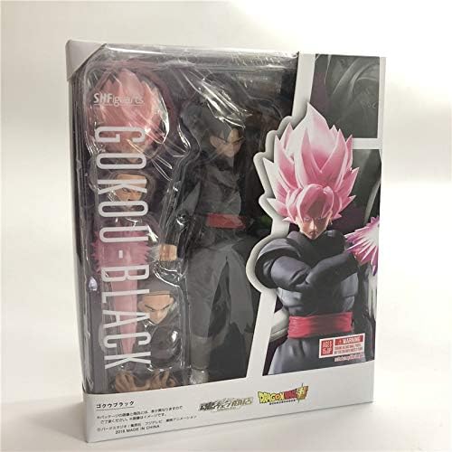 Dragon Ball Z Son Goku Pink Hair Black Joint Mobility PVC Action Figure