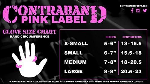 Contraband Pink Label 5557 Classic MICRO Weight Lifting Gloves