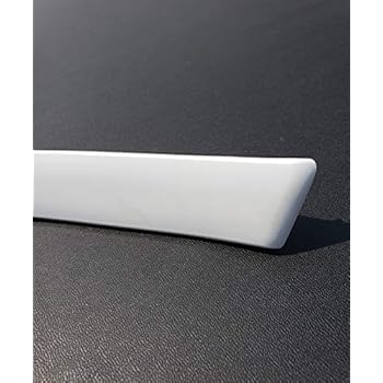 Custom Cut To Fit 1 3/8 Inch Colored Side Door Molding Trim Kit With Formed End Factory Tips (White)