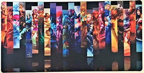 Gaming Extra Large 24x12 Inch Mouse Pad LOL Heros League of Legend Waterproof Nonskid