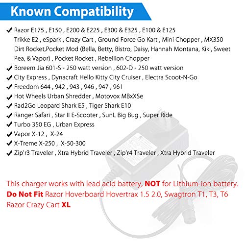 6 Razor+Battery+Charger+Pocket+Sports