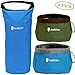 Awakelion Dog Food Travel Bag Kit, 5L Large Dog Food Storage Container+Travel Collapsible Dog Bowls for Food & Water, BPA Free, Leakproof, Pet Safe,Dog Camping Gear for Camping Hiking