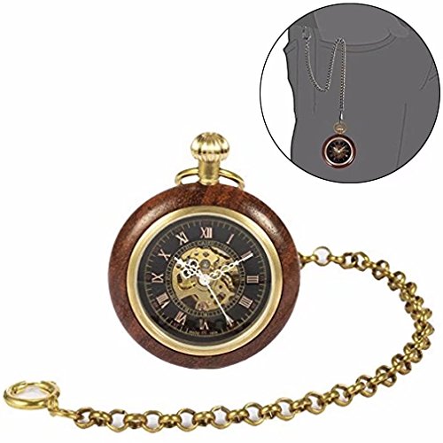 steampunk wooden watch