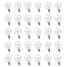 30 Pack String Lights G40 Replacement Bulb Set, 120V 7W Clear Outdoor Patio Bistro Light Bulbs