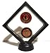 RecoveryChip Black Diamond Large Square Medallion Challenge Coin Chip Display Stand Holder Magic Suspension Box 11cmx11cm