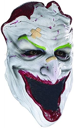 Joker Mask Adult Face Skin Arkham Scary Halloween Costume Fancy Dress