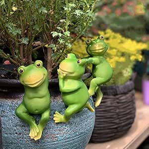 KFKS simulación rana creativa de resina decoración al aire libre jardín