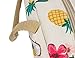 Leaper Reusable Pineapple Lunch Bag Insulated Lunch Tote Bag Lunch Box Beige