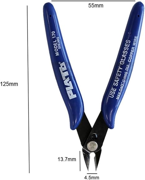 Amazon Co Jp Zmart 精密 ニッパー 銅線専用 電子工作 1mm Hss 並行輸入品 Diy 工具 ガーデン