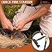 Texas Bushcraft Fire Starter – Ferro Rod with Striker and Paracord Wrist Lanyard – Waterproof Flint Fire Steel Survival Lighter and Multitool for Your Camping, Hiking and Backpacking Gearthumb 1