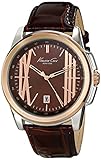 Kenneth Cole New York Men's KC8096 Classic Analog Display Analog Quartz Brown Watch