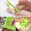 Set of 2 Dough Scrapers Bowl Scraper Plastic Pastry Bread Dough Cutter Flexible Cutter Chopper Home Kitchen Tools…