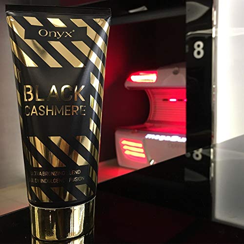 Onyx Powerful Indoor Tanning Lotion Sunbed Black Bronzer Ultra Bronzing Blend Rapid Dark Tan Cucui Oil Pomegranate Passiflora Aloe Hemp Caffeine Moisturizing Complex Smooth Skin Indulgence Fusion