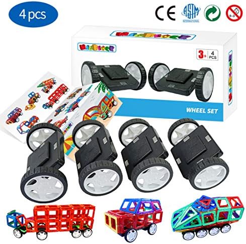 Magblock 4 Pieces Wheels Set 