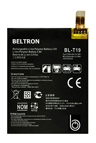 New 2700 mAh BELTRON Replacement Battery for LG Nexus 5X H790/H791/H798