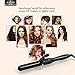 5 in 1 Curling Iron and Curling Wand Set with 5 Interchangeable Barrels, Anjou Hair Curler Set with Tourmaline Ceramic Coating (Adjustable Temperature 250°F - 410°F, Heat Resistant Glove & Travel Bag)