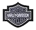Harley-Davidson Silver Bar & Shield Patch SM 4'' x 3 1/2'' EMB302542