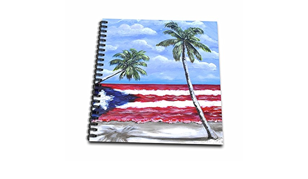 Amazon Com 3drose Melissa A Torres Puerto Rican Art Palm Trees And Puerto Rican Flag Drawing Book 8 X 8 Inch Db 1 Arts Crafts Sewing