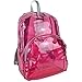 Eastsport Girls' Clear Backpack, Tinted Pink, One Size