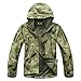 MAGCOMSEN Men's Tactical Army Outdoor Coat Camouflage Softshell Jacket Hunting Jacket