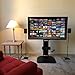 9HORN Pair of Metal Speaker Stands Floor Pole Mounts Height Adjustable for Vizio Bose Samsung Harman (Black, 1 Pair)