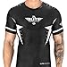 Elite Sports Item Star Short Sleeve Compression, Mma, Bjj, No Gi, Cross Training Rash Guard, Medium, White
